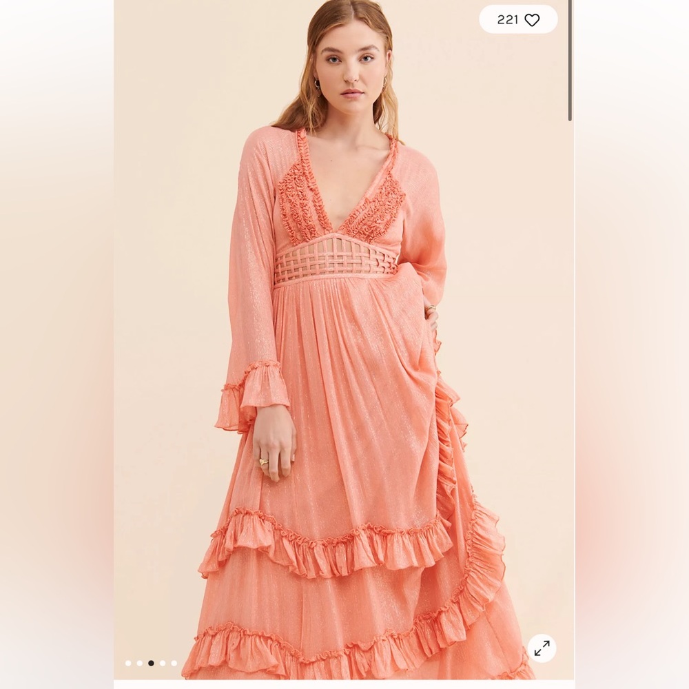Free People Seraphina Maxi Dress Size Small NWT
